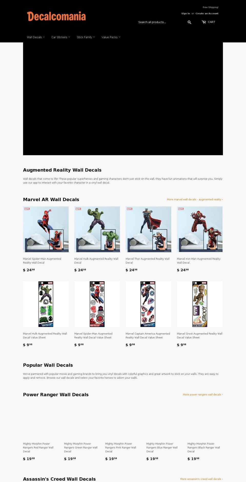 fishstickers.com — Shopify storefront screenshot