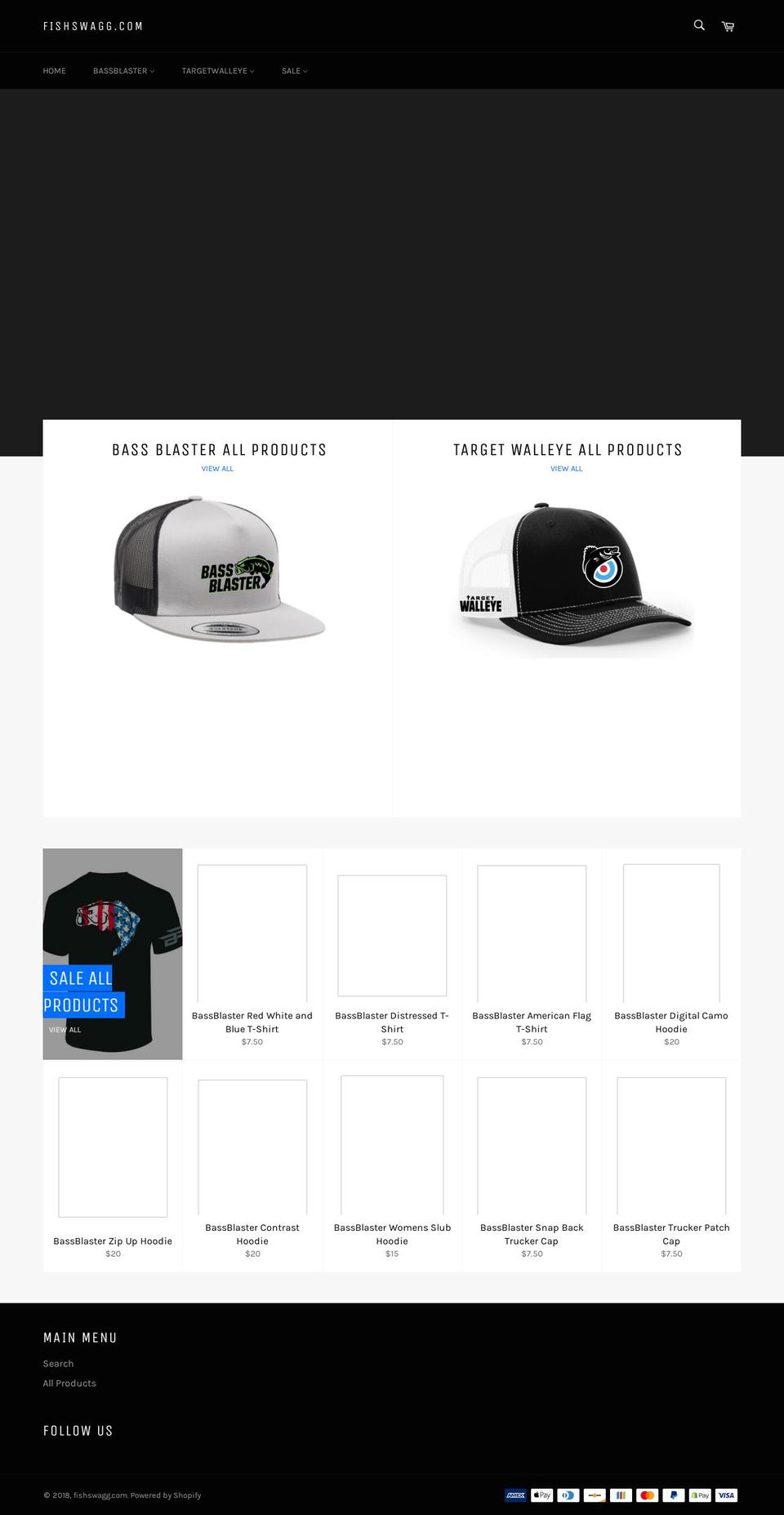 fishswagg.com shopify website screenshot
