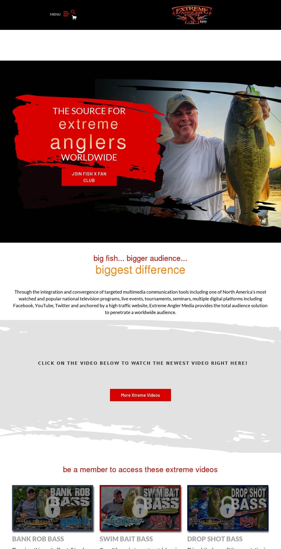 fishxtreme.com shopify website screenshot