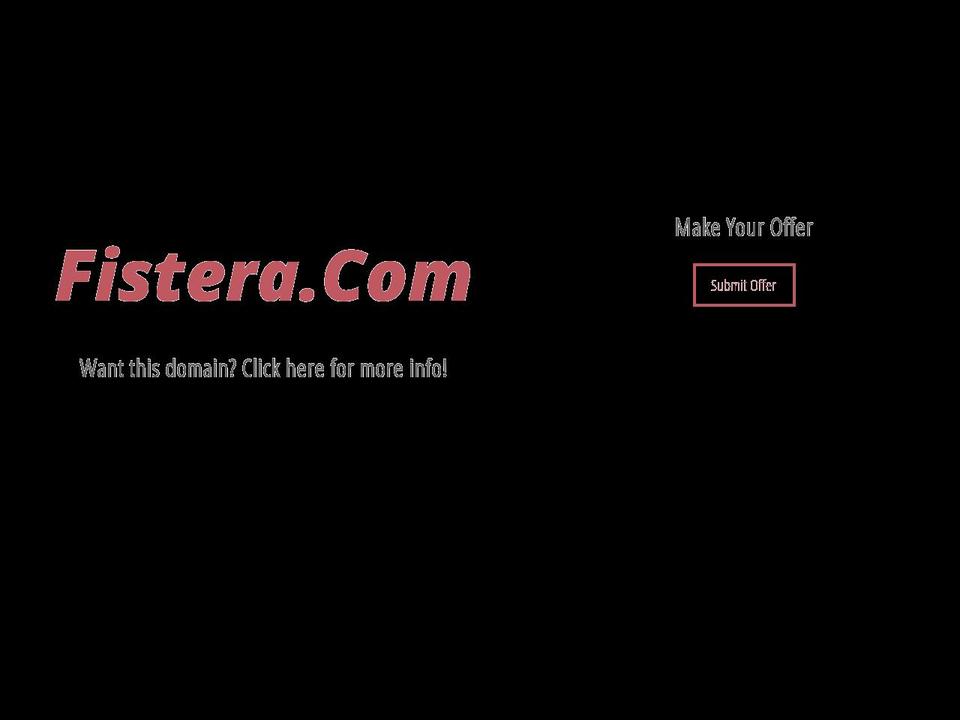 fistera.com — Shopify storefront screenshot