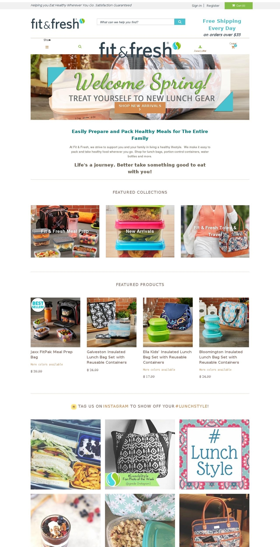 fit-fresh.com shopify website screenshot