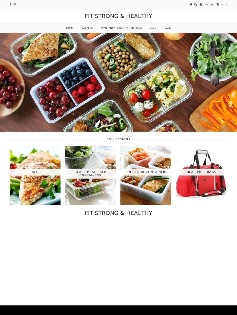 fit-strong-healthy.com shopify website screenshot