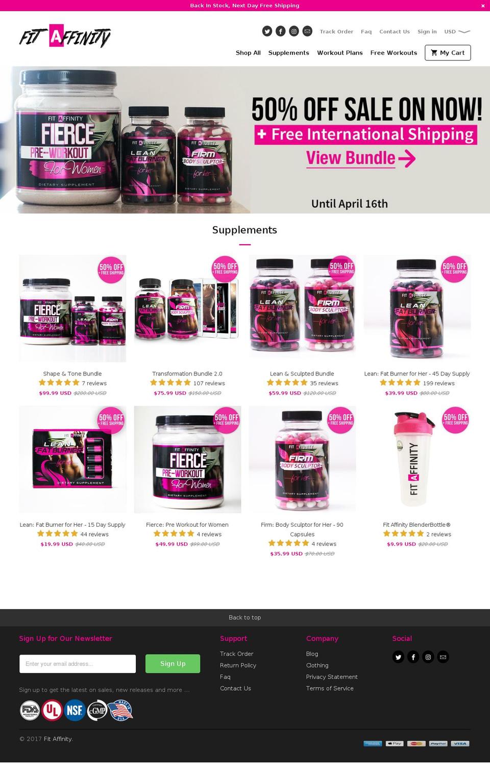 New Mobilia Theme (with recharge app) Shopify theme site example fitaffinity.com