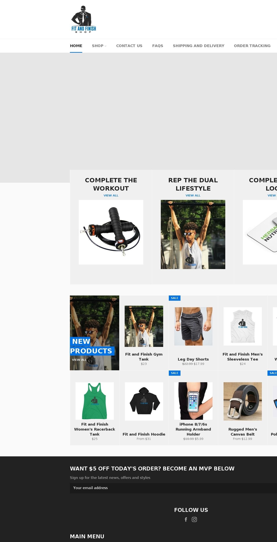 fitandfinishshop.com — Shopify storefront screenshot