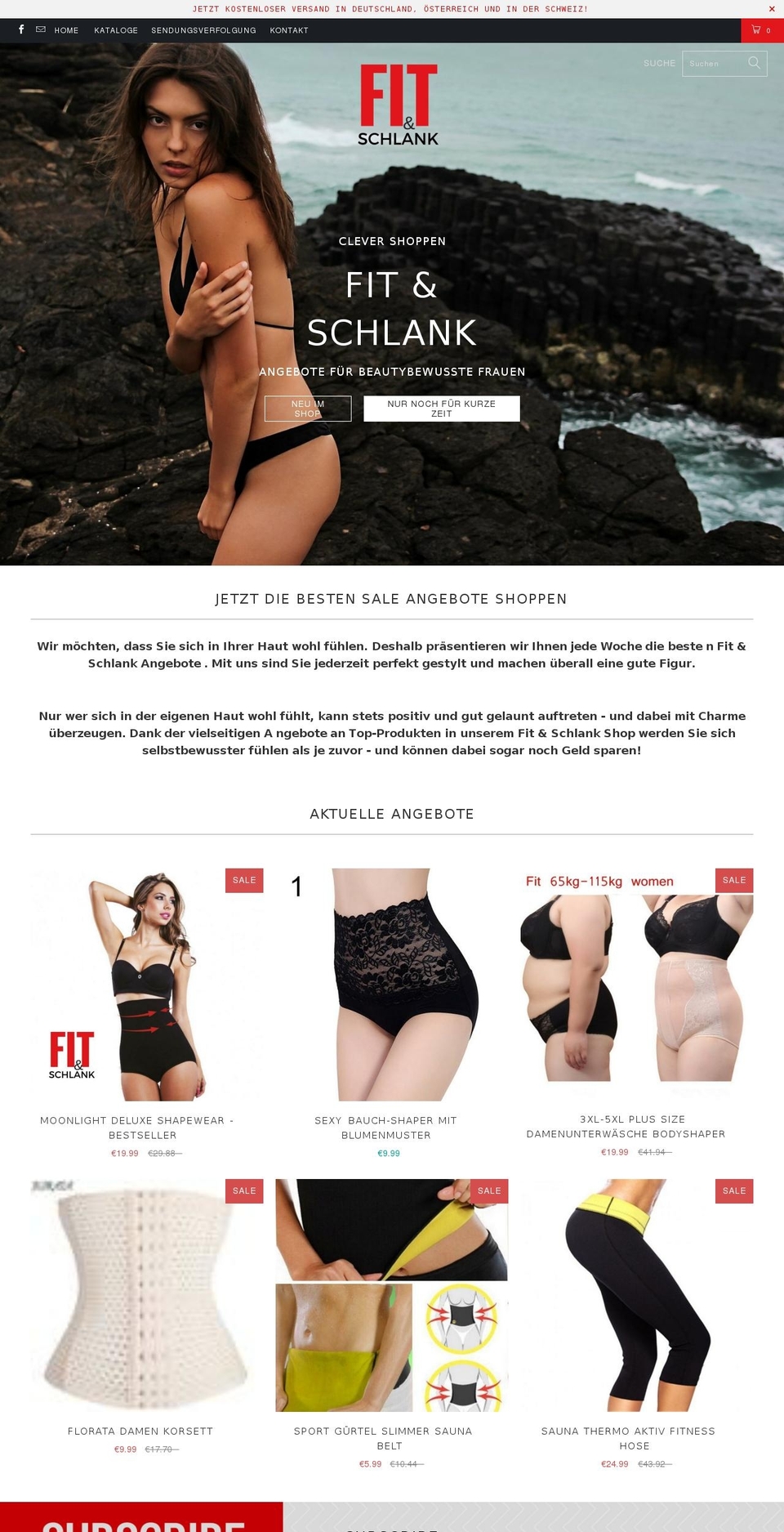 fitandschlank.com — Shopify storefront screenshot