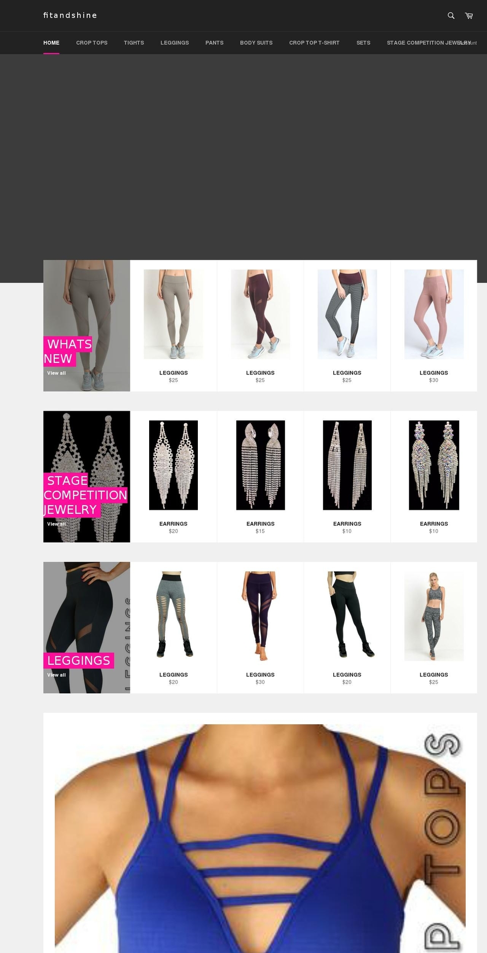 fitandshineaz.com — Shopify storefront screenshot