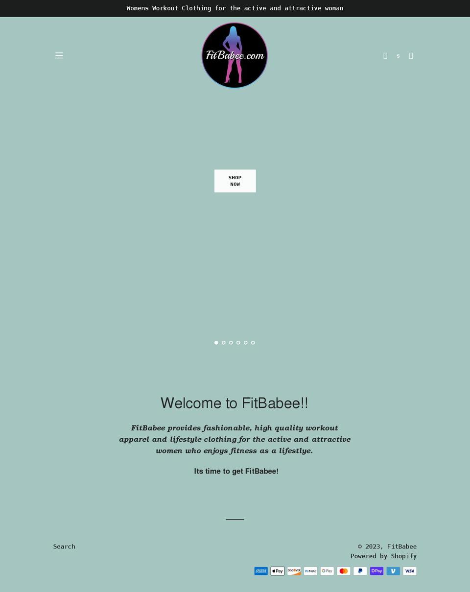 fitbabee.com shopify website screenshot