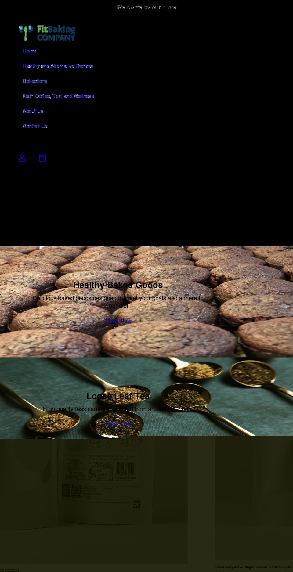 fitbakingcompany.com shopify website screenshot