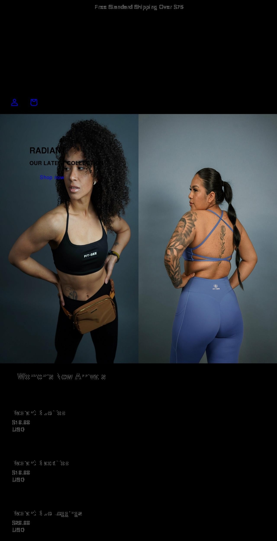 fitbeeactive.com shopify website screenshot