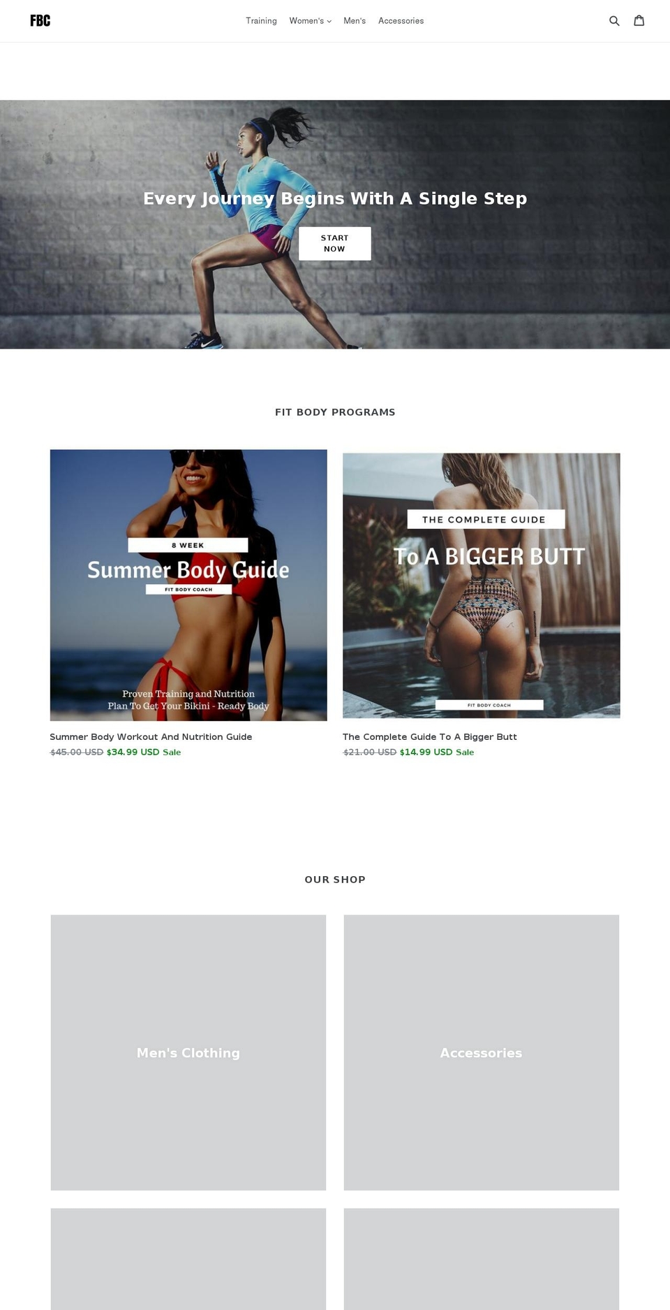 fitbody.store shopify website screenshot