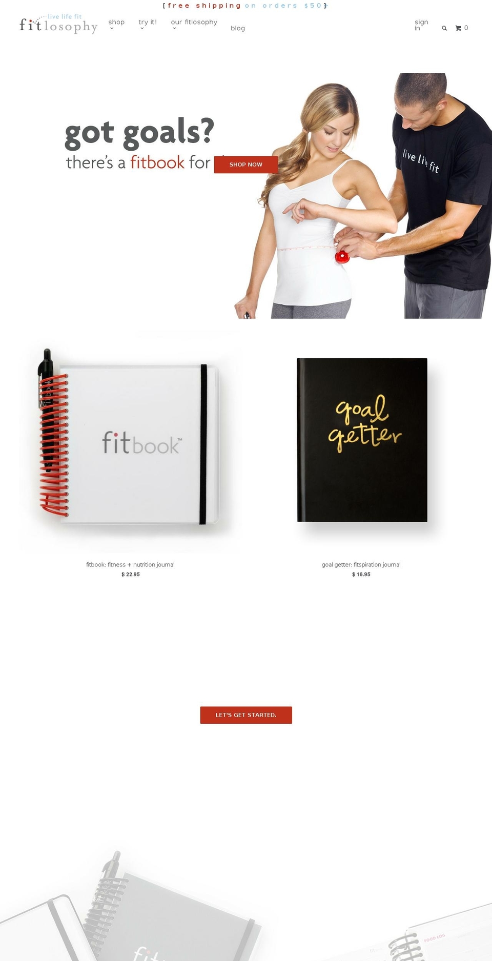 fitbookapp.com shopify website screenshot