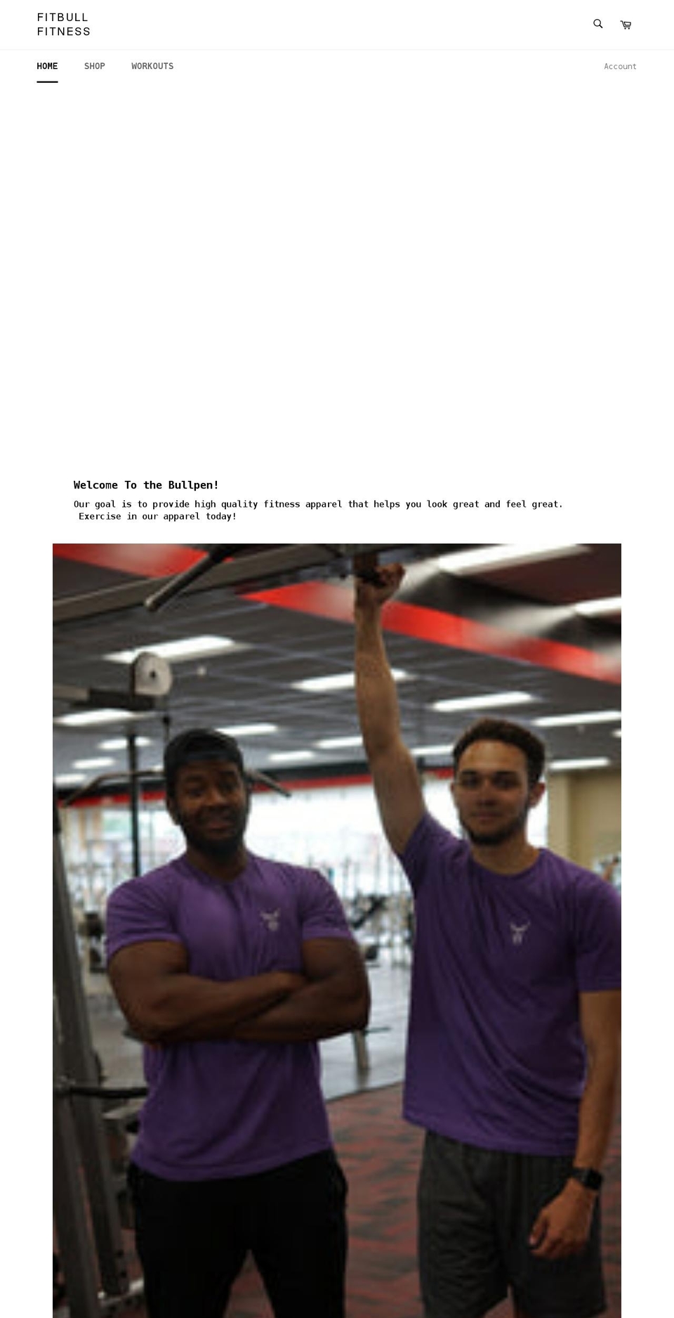 fitbullfitnessgear.com shopify website screenshot