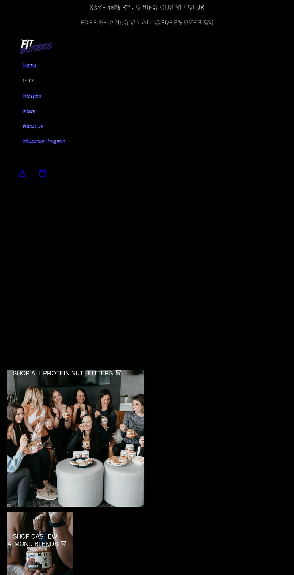 fitbutters.com shopify website screenshot