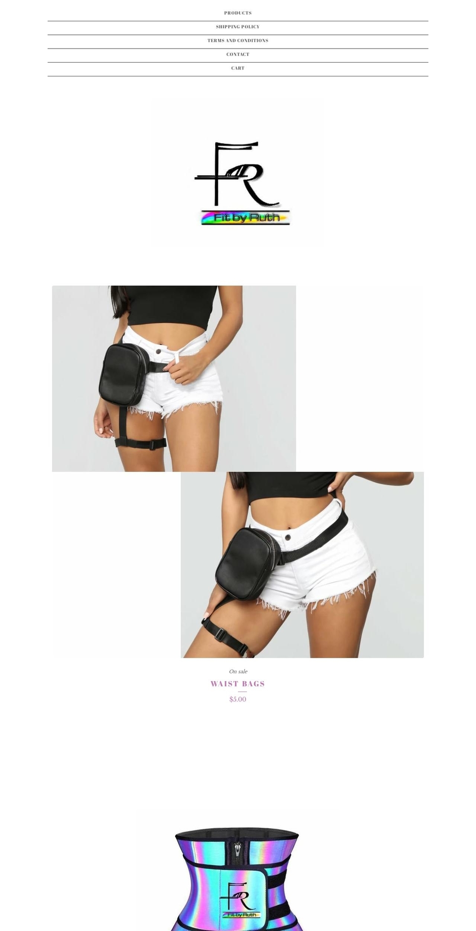 fitbyruth.com — Shopify storefront screenshot