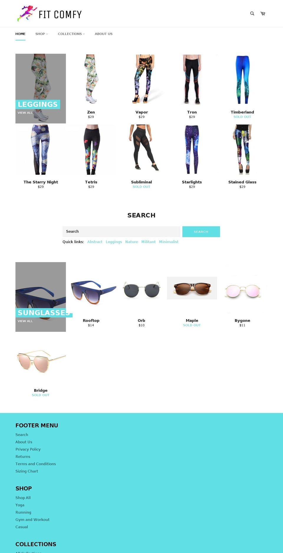 fitcomfy.com — Shopify storefront screenshot