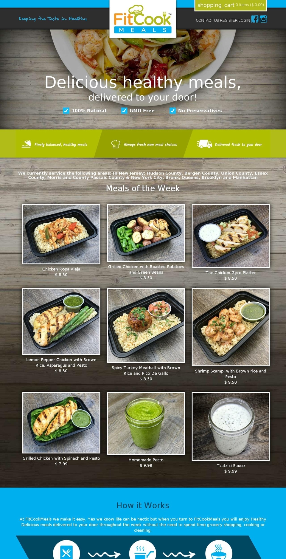 fitcookmeals.com shopify website screenshot