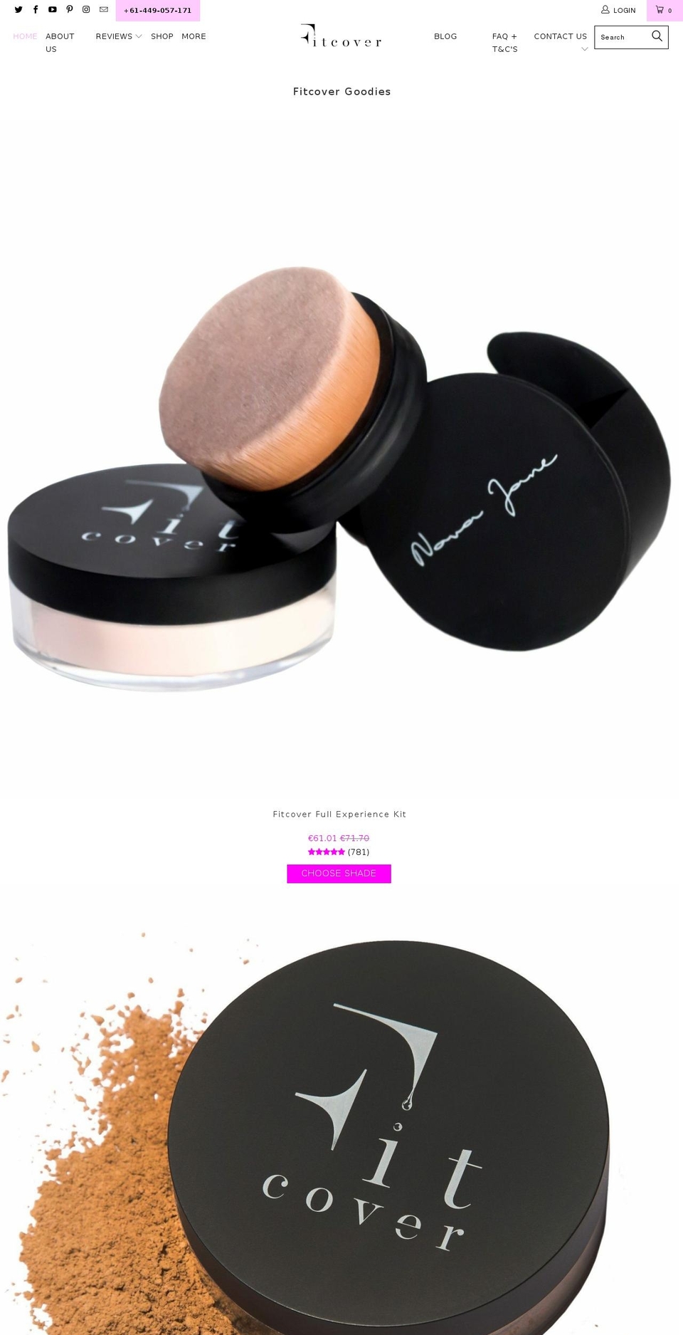 fitcover.com — Shopify storefront screenshot
