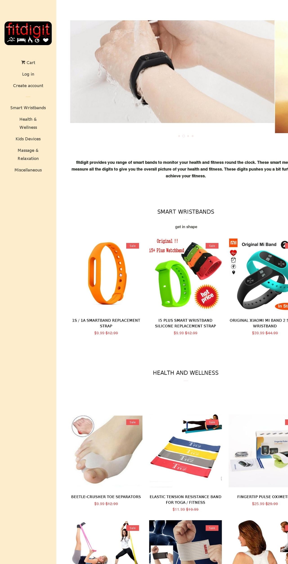 fitdigit.com shopify website screenshot