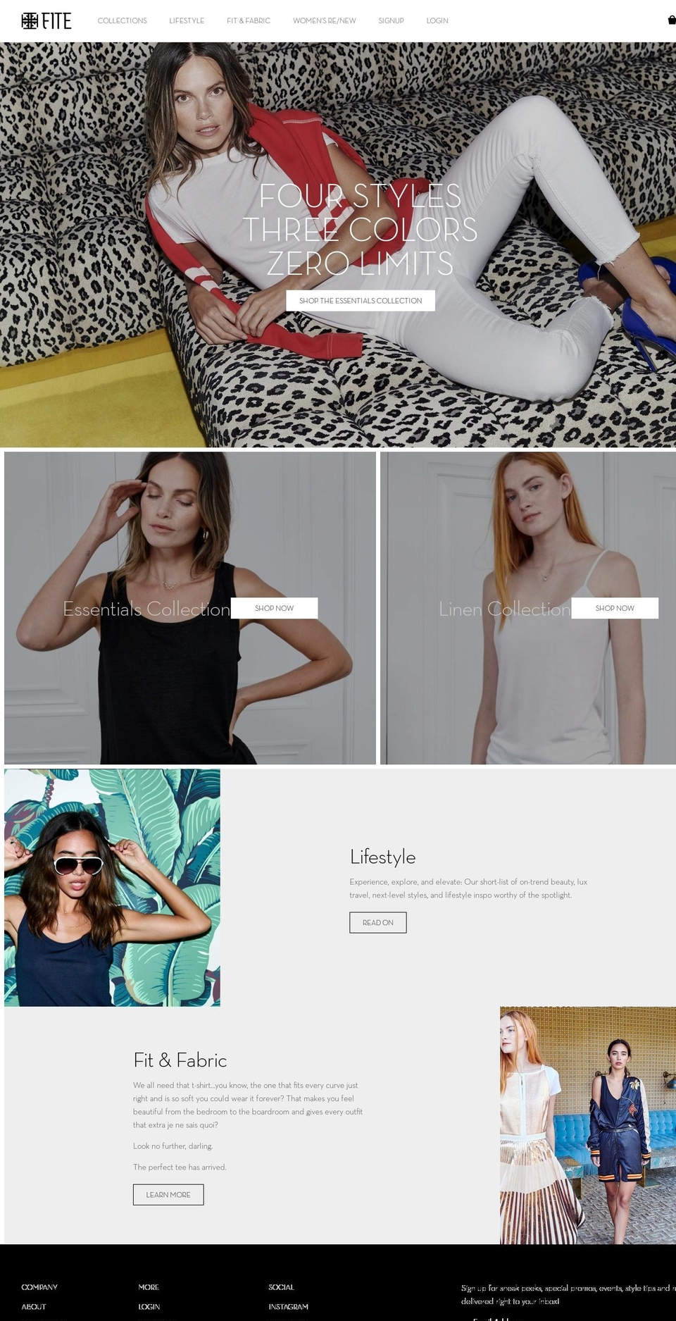 Website 2.0 Shopify theme site example fitelux.com