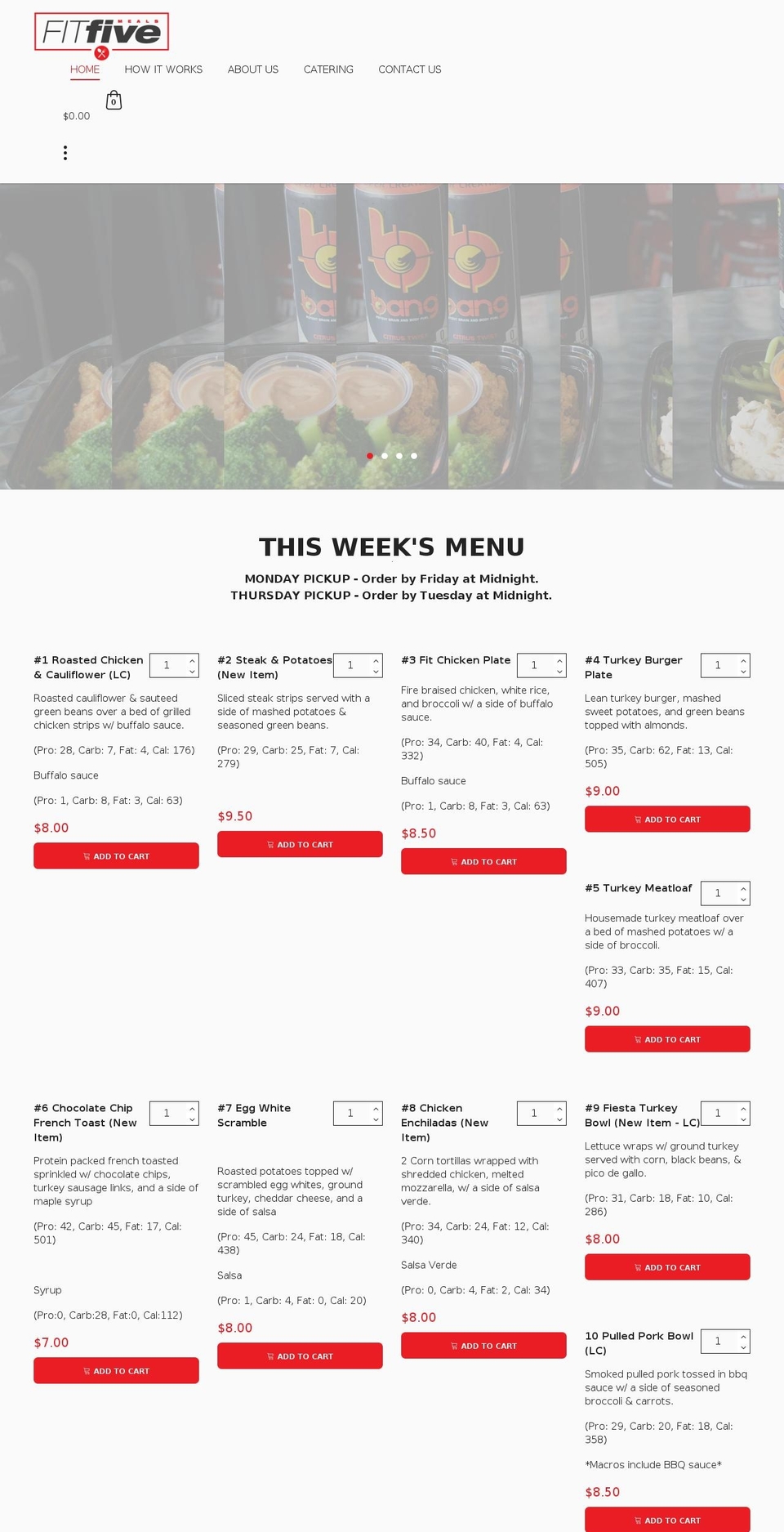 fitfivemeals.com shopify website screenshot