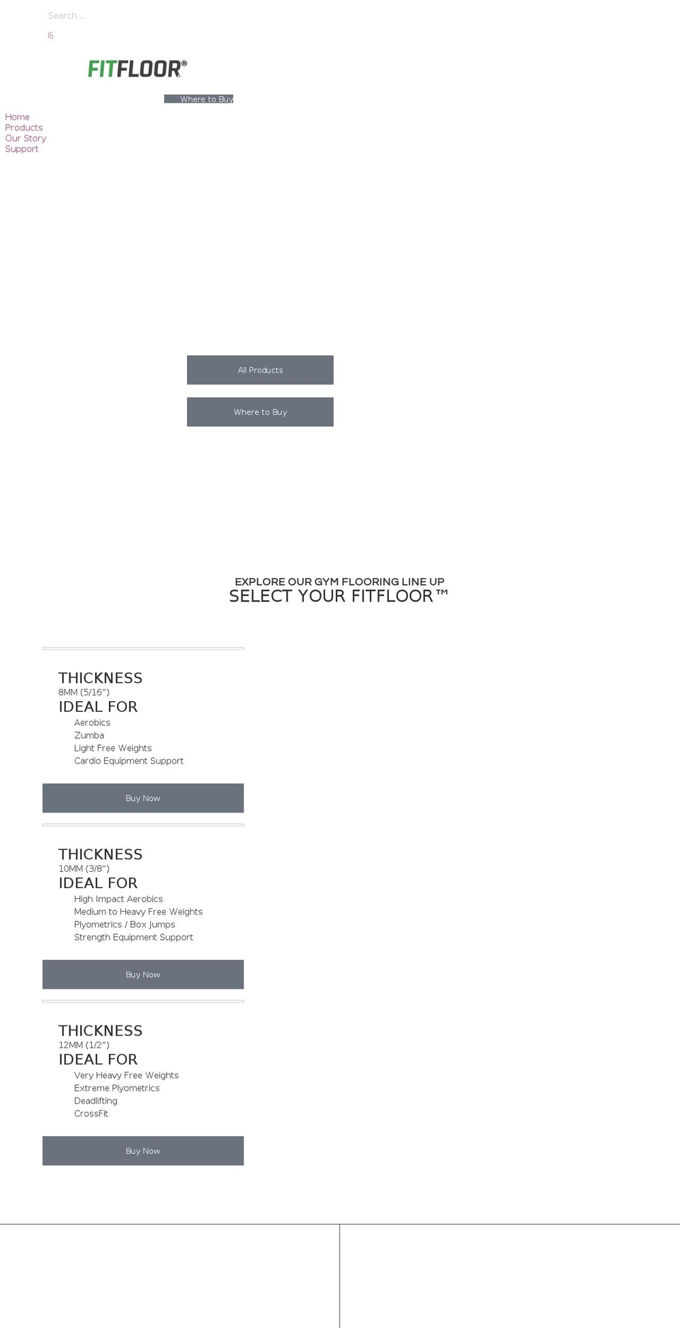 fitfloor.com shopify website screenshot