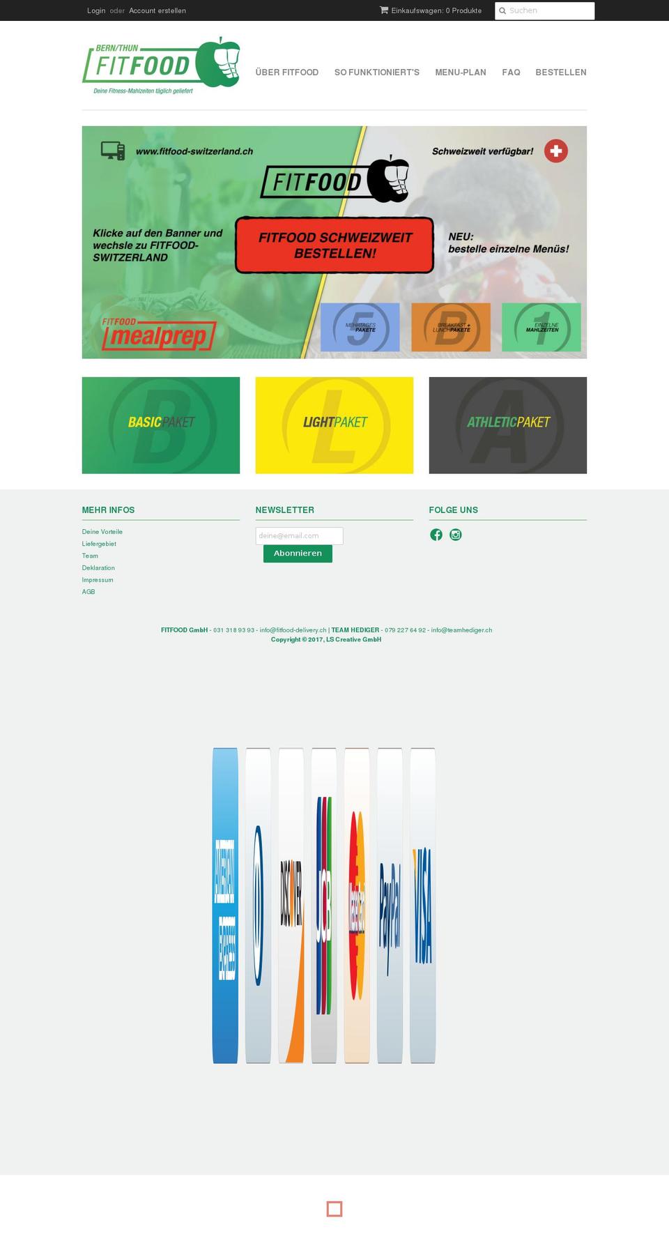 fitfood-bern.com shopify website screenshot