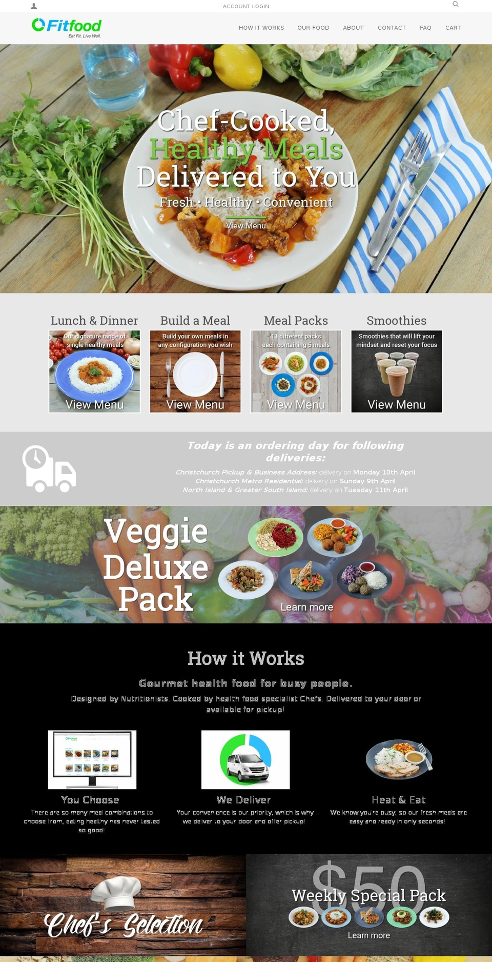 fitfood.nz shopify website screenshot