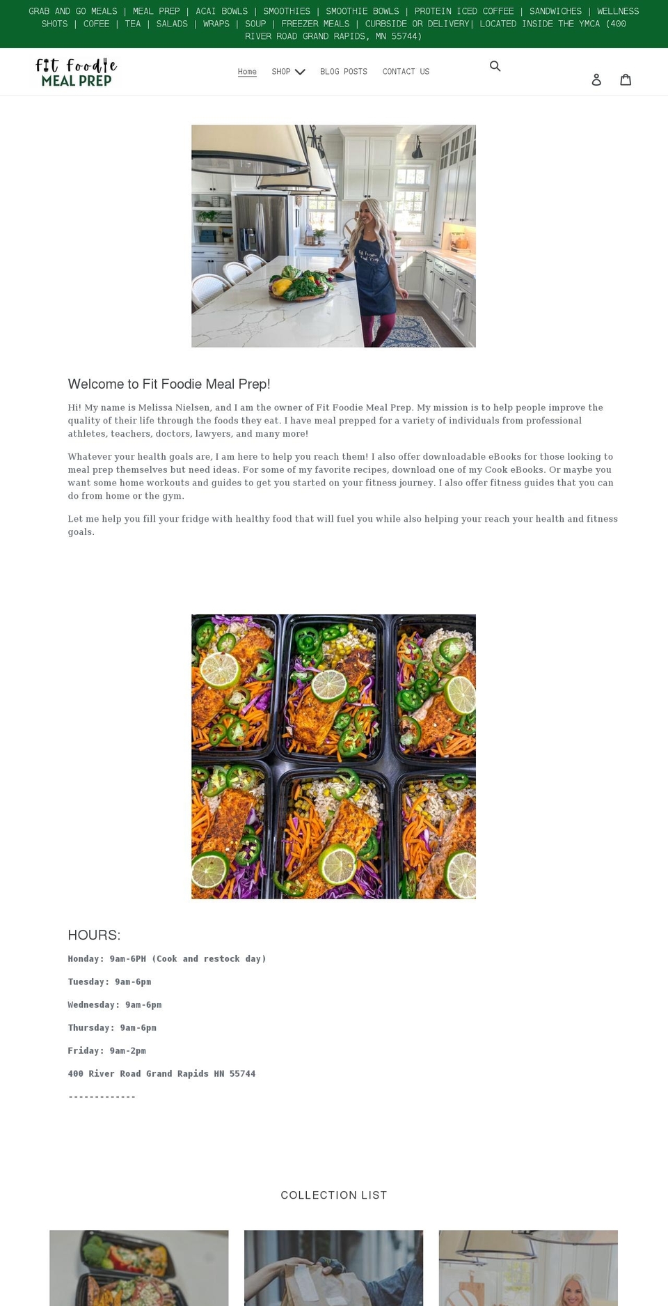 fitfoodiemealprep.com shopify website screenshot
