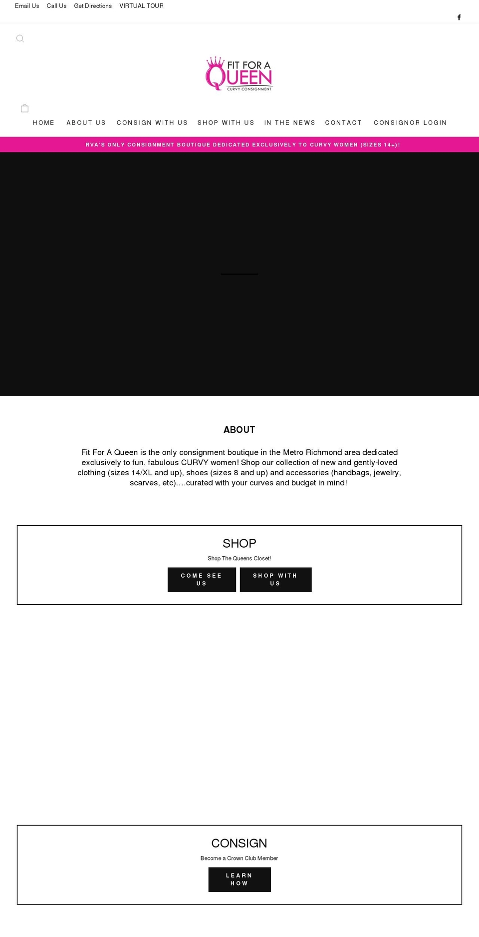 fitforaqueenrva.com shopify website screenshot