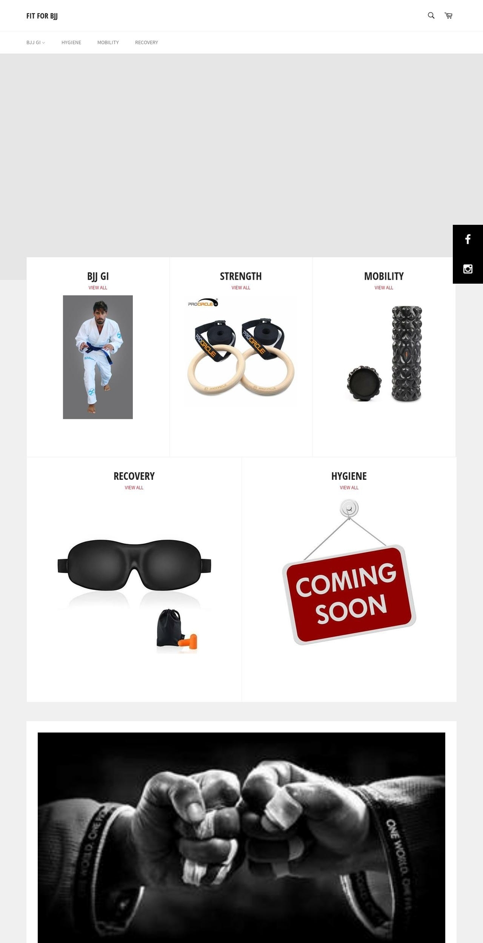 fitforbjj.com — Shopify storefront screenshot