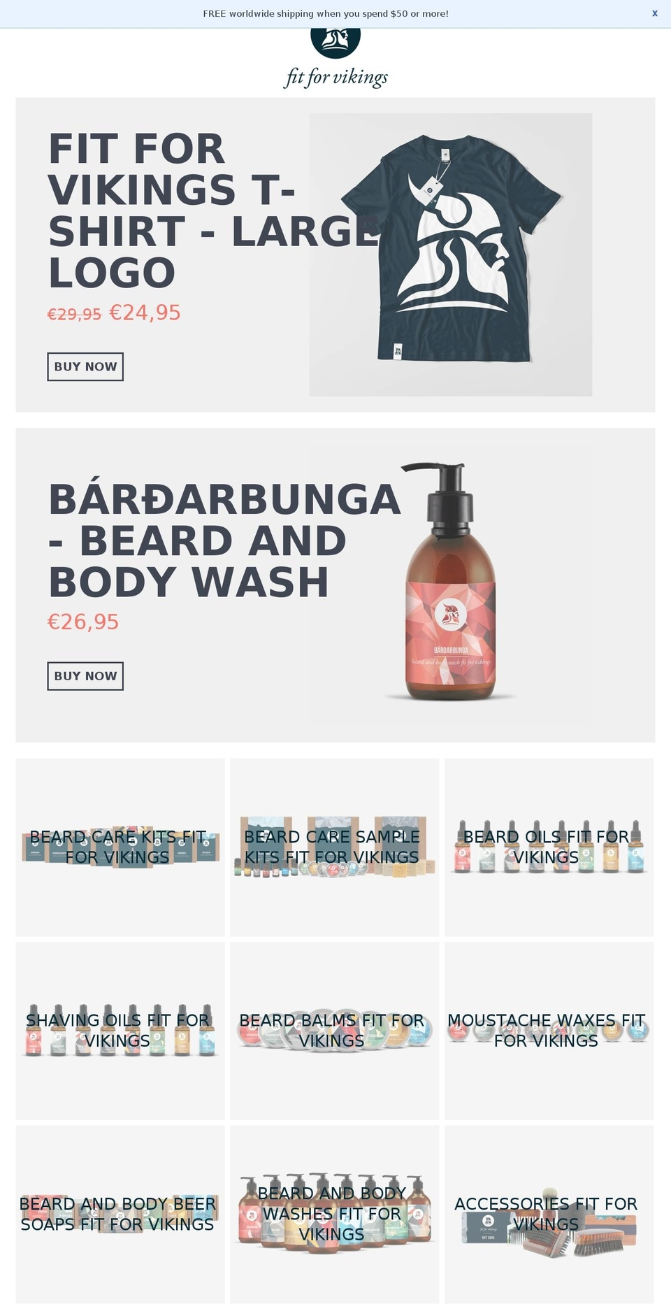 fitforladies.com — Shopify storefront screenshot