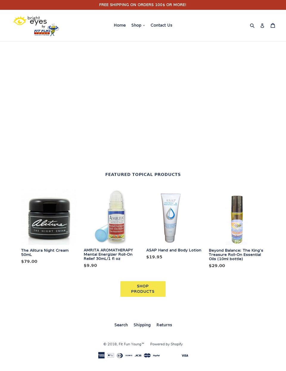 fitfunyoung.com shopify website screenshot