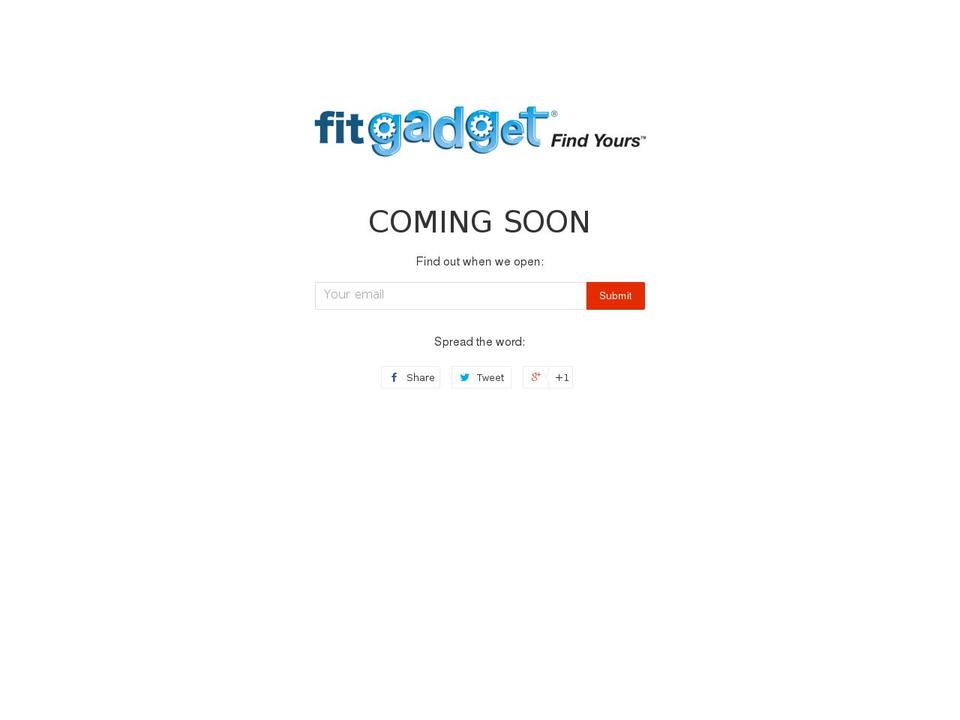 fitgadget.com — Shopify storefront screenshot