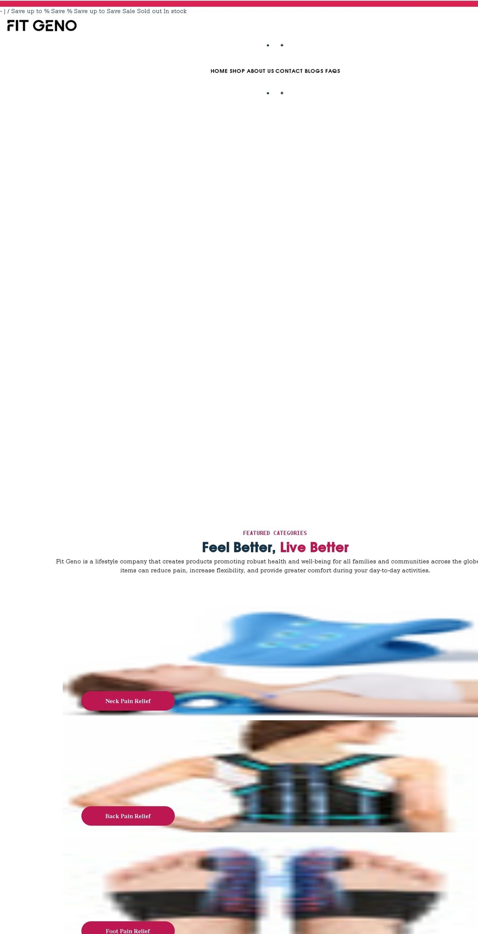 fitgeno.com shopify website screenshot