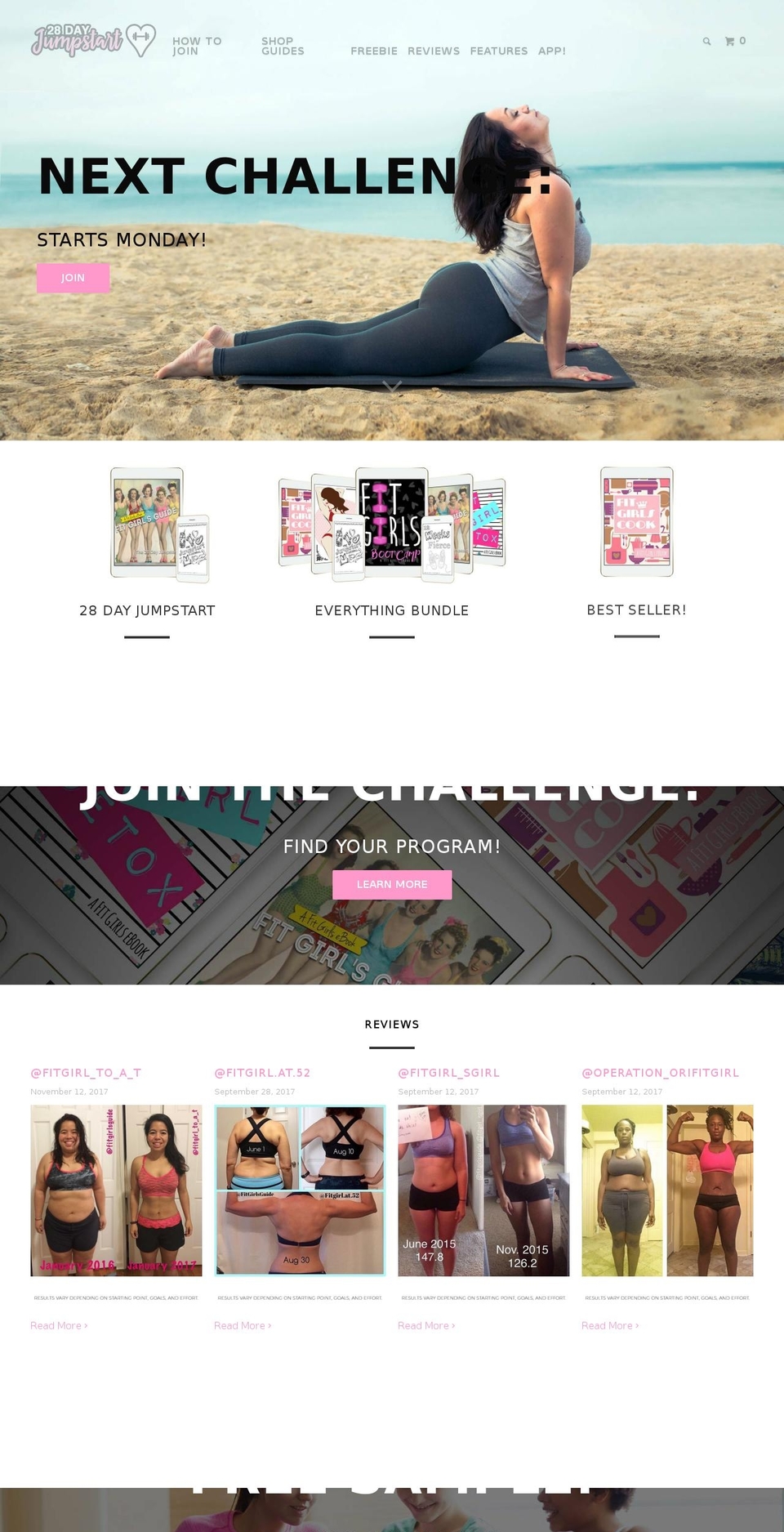 Production - Parallax Baseline 10\/08\/15 Shopify theme site example fitgirlguide.info