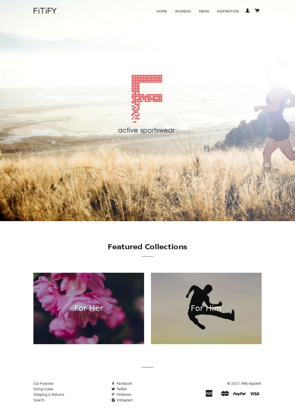 fitify-apparel.com shopify website screenshot