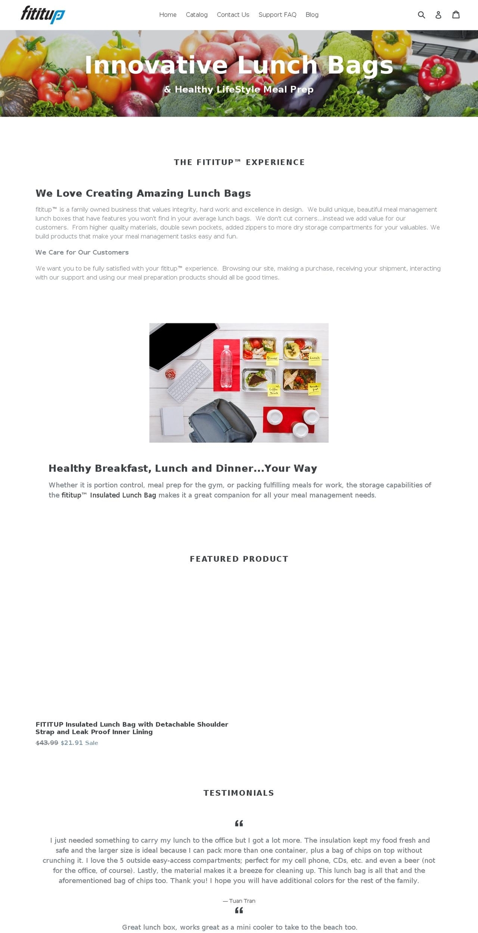 fititup.com — Shopify storefront screenshot