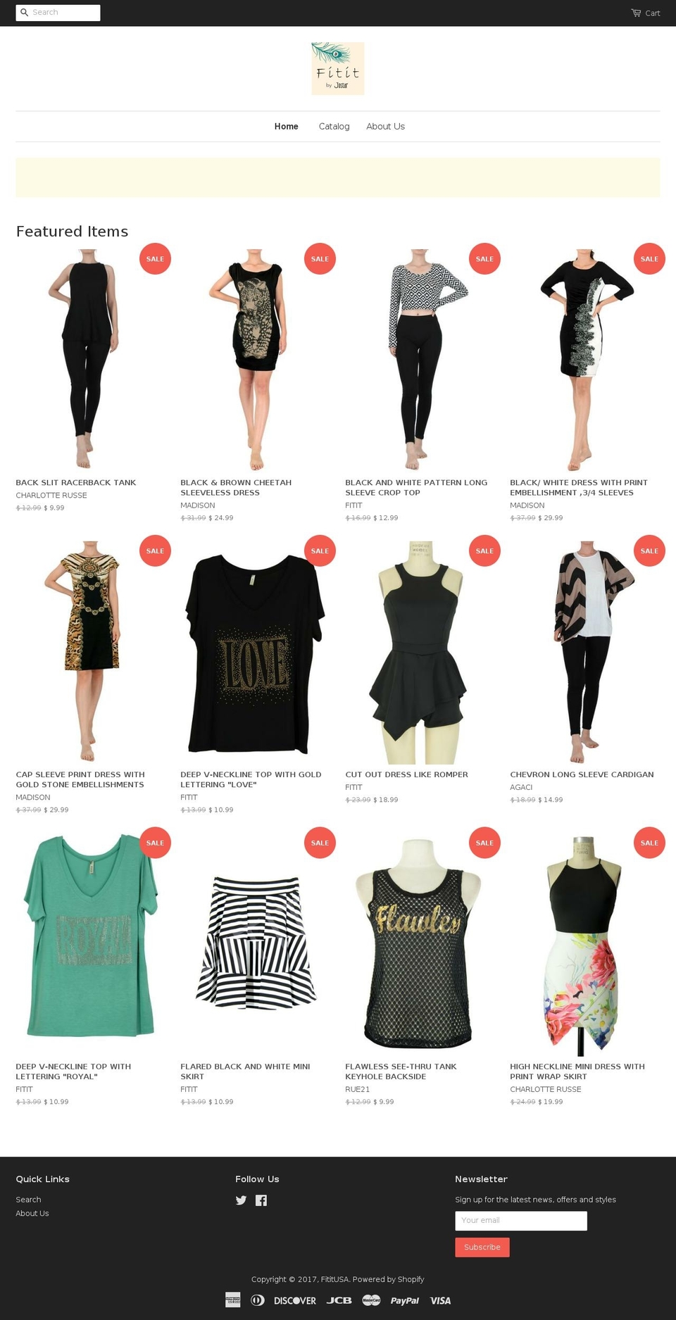 fititusa.com shopify website screenshot