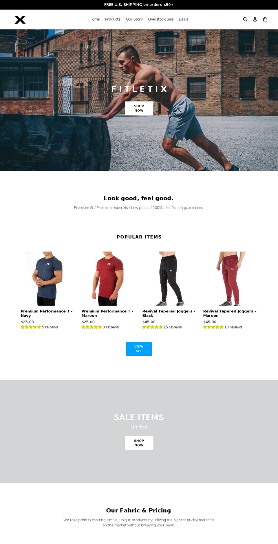 fitletix.com shopify website screenshot