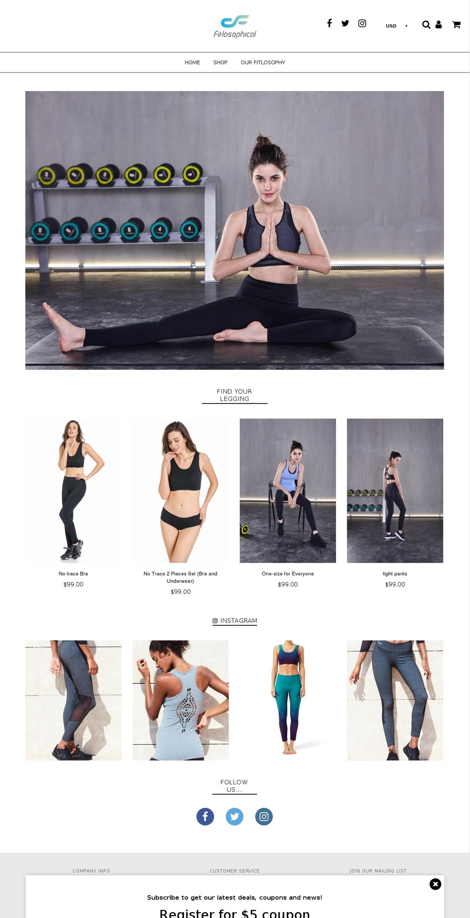fitlosophical.com — Shopify storefront screenshot