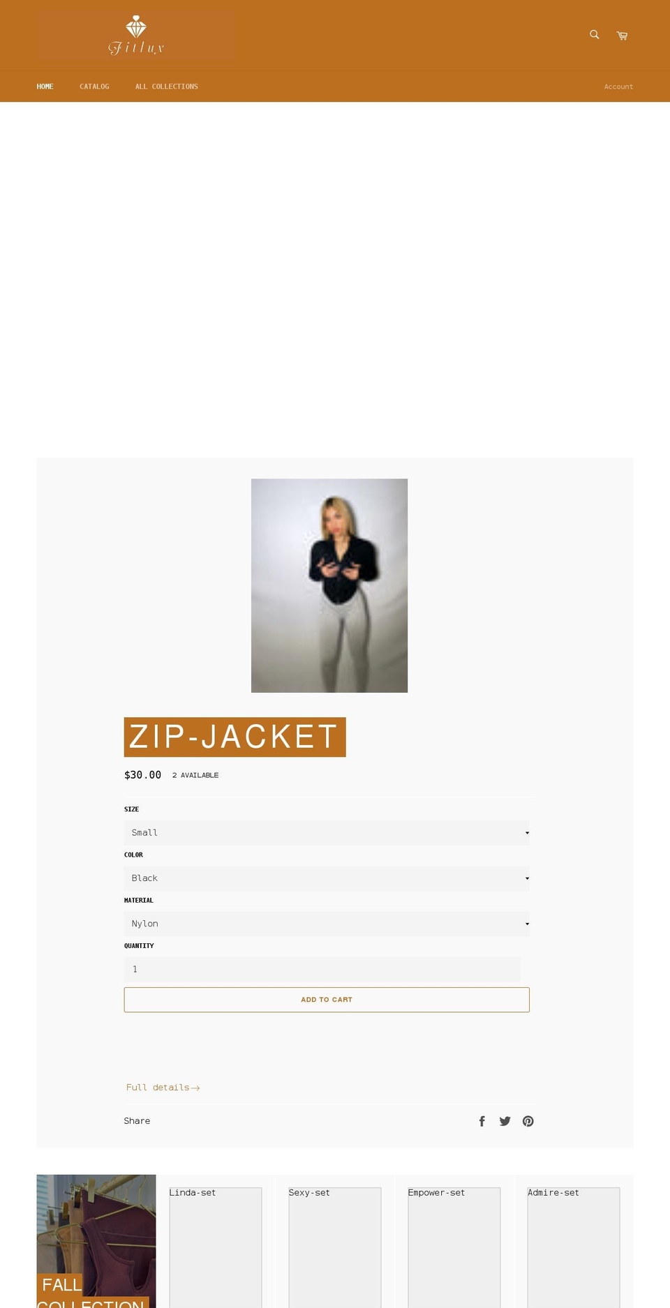 fitluxxx.com shopify website screenshot