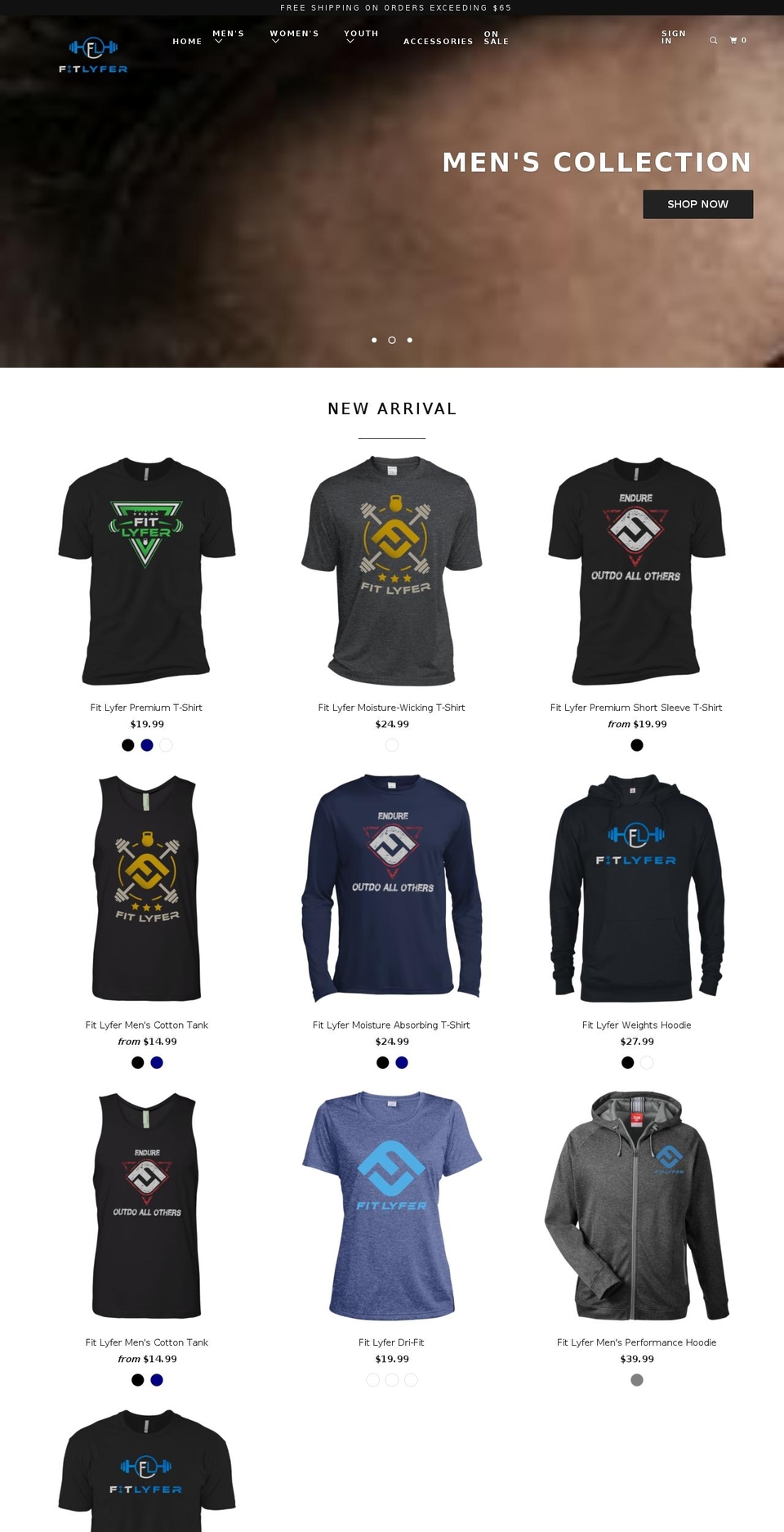 fitlyfer.com — Shopify storefront screenshot