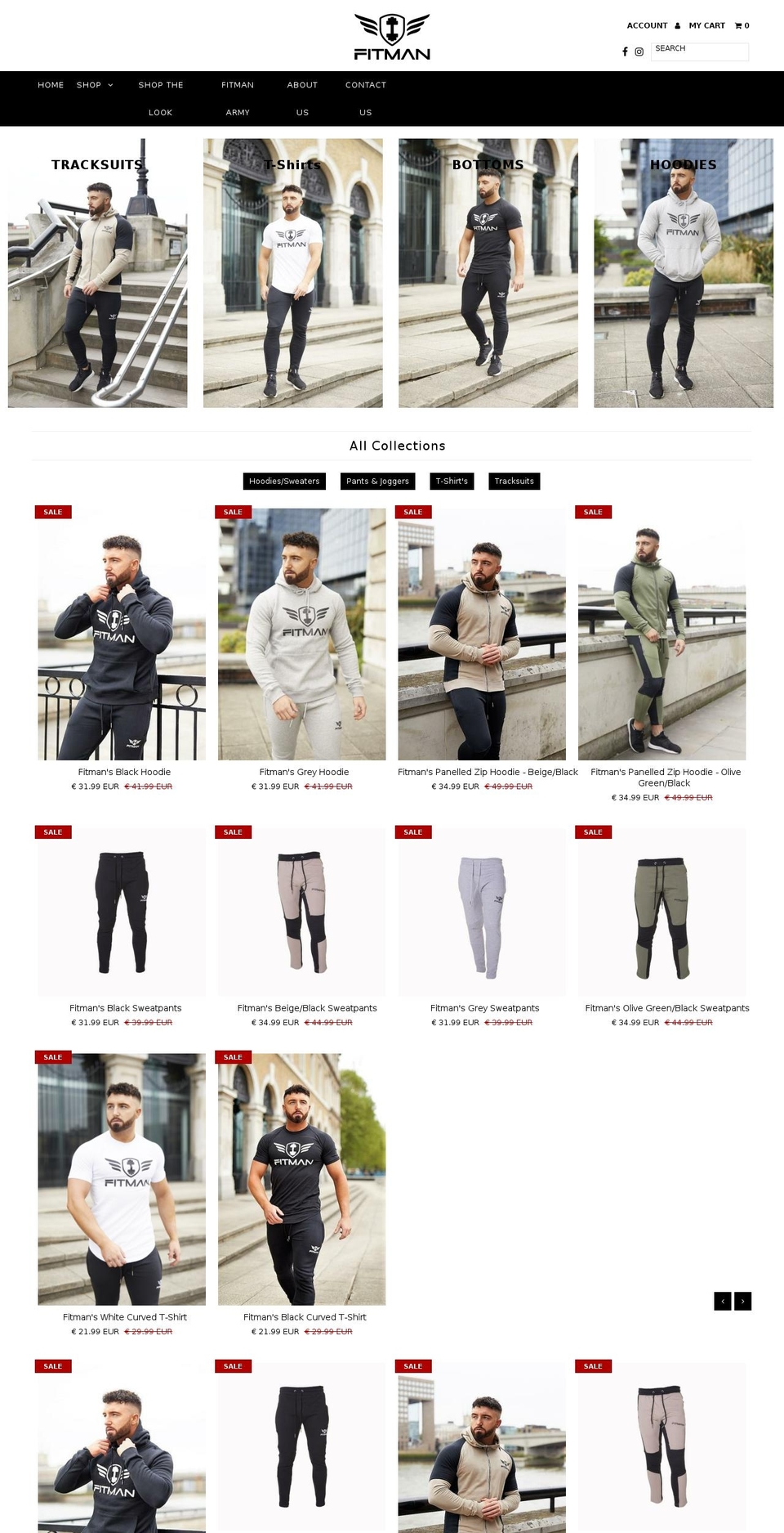 fitmanclothing.com — Shopify storefront screenshot