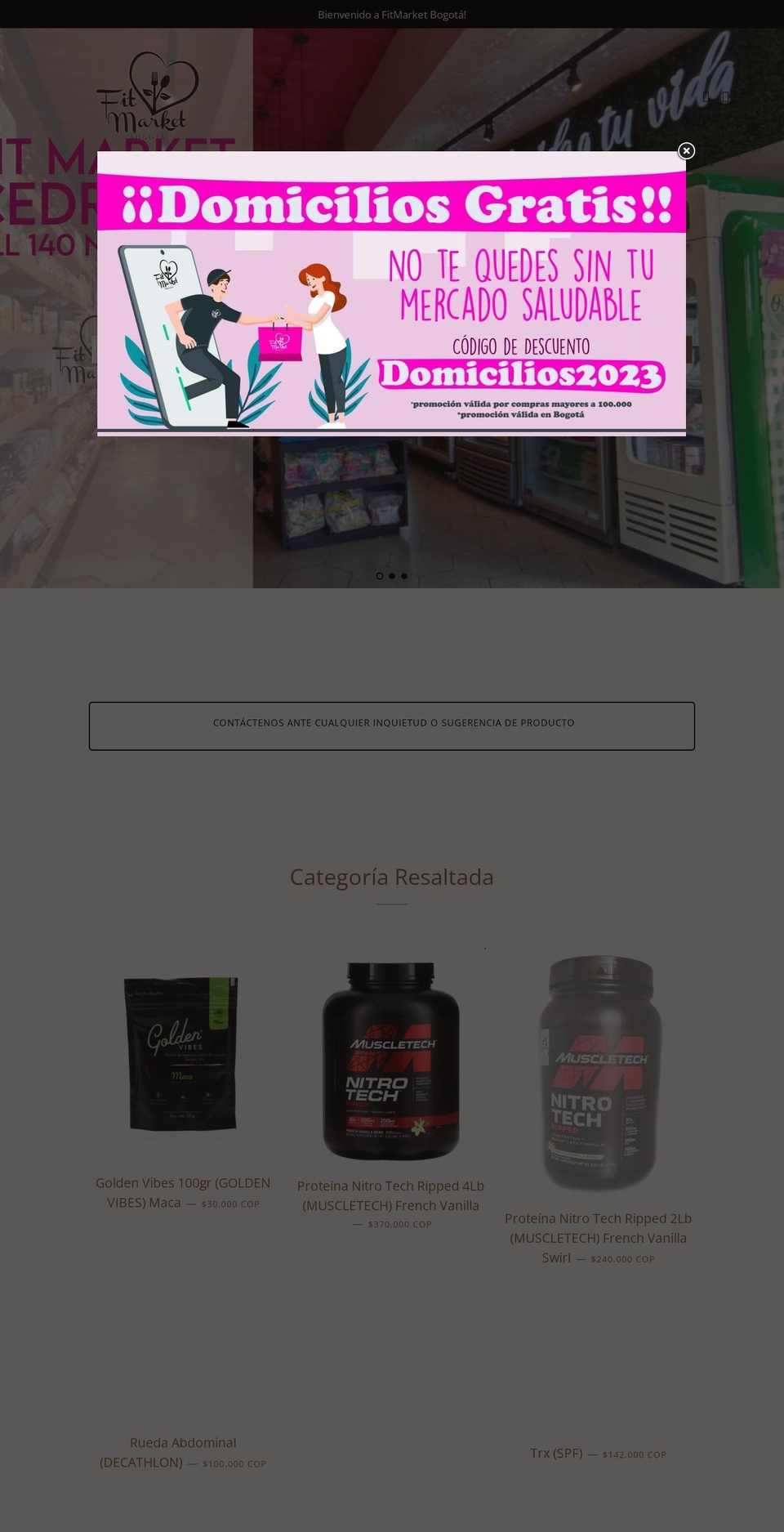 fitmarketbogota.co shopify website screenshot