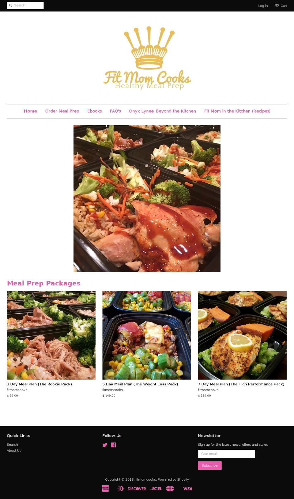 fitmomcooks.com — Shopify storefront screenshot