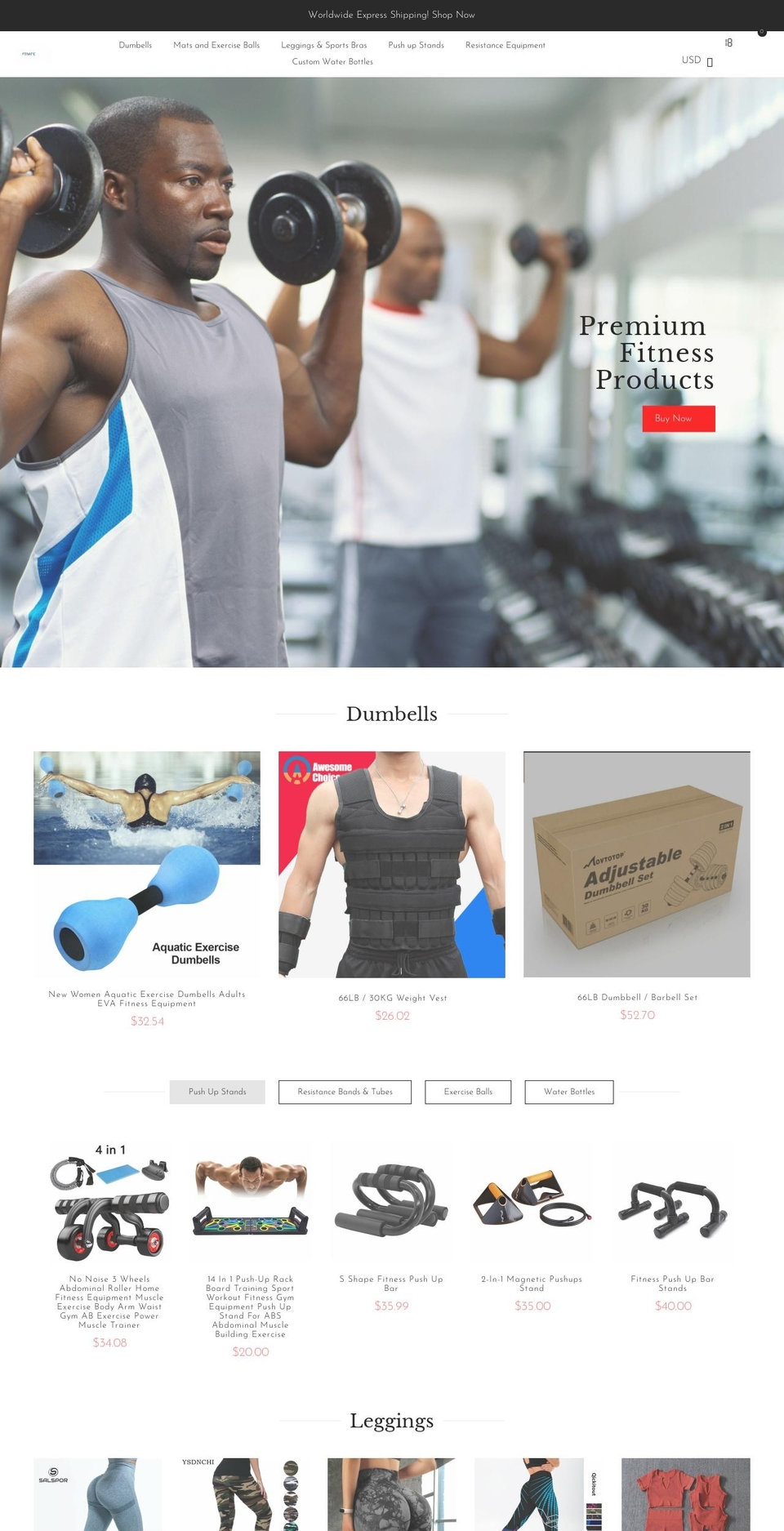 fitnatic.net shopify website screenshot