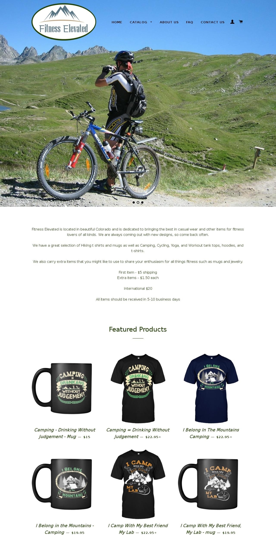 fitness-elevated.com shopify website screenshot