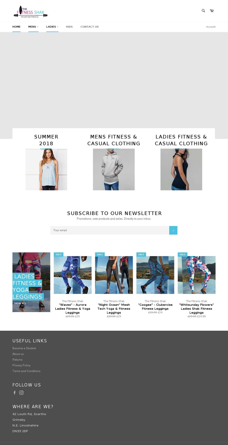 fitness-shak.com shopify website screenshot