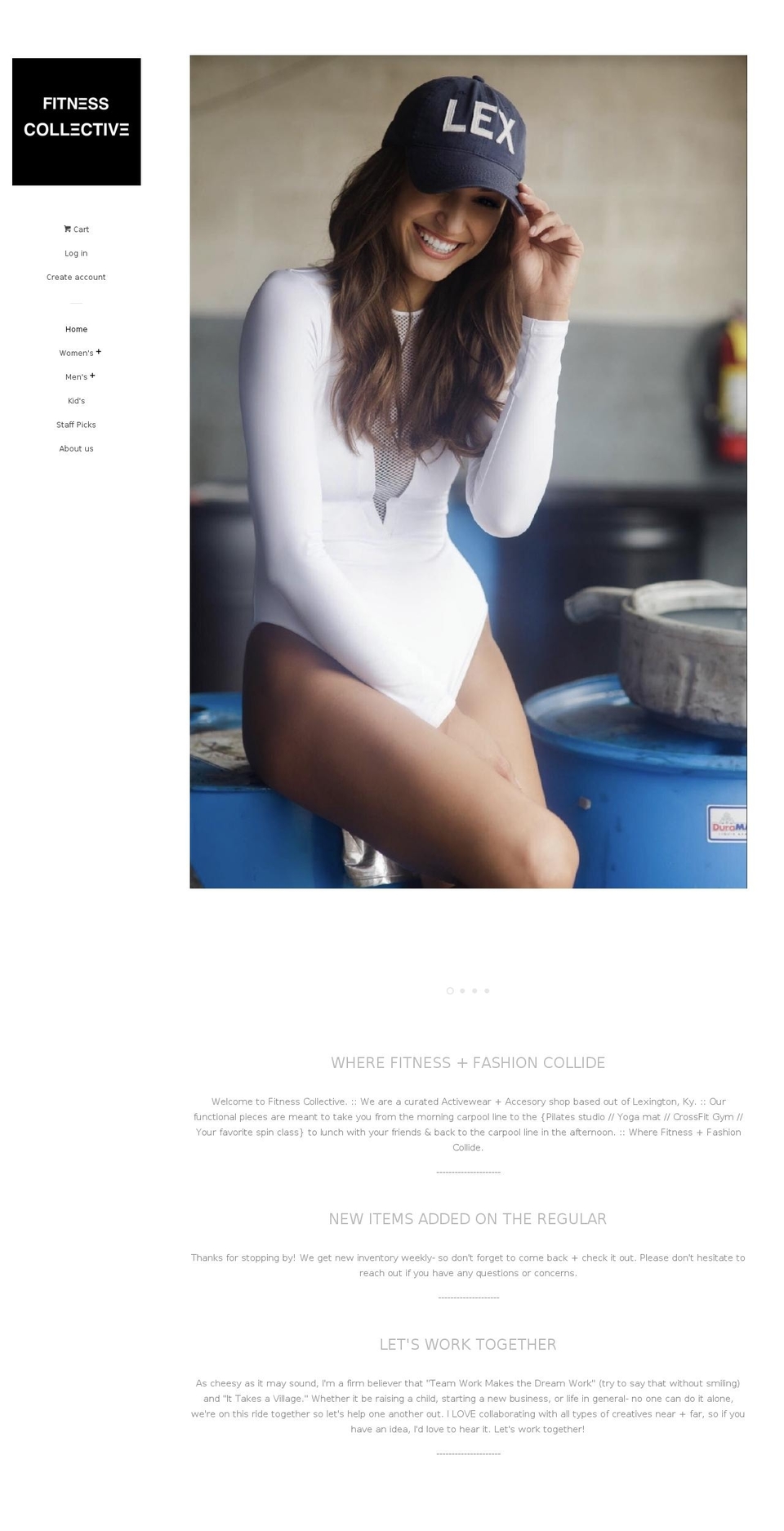 fitness.collectiveky.com shopify website screenshot