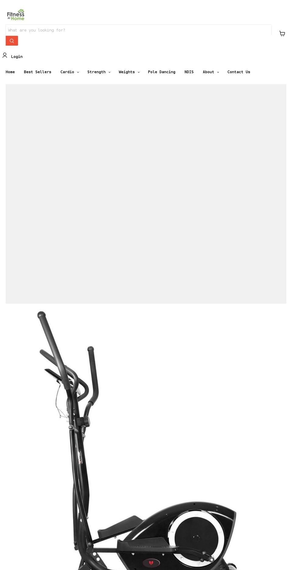 fitnessathome.com.au shopify website screenshot